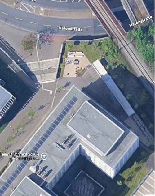 Luftaufnahme des Standortes Konsul-Smidt-Straße